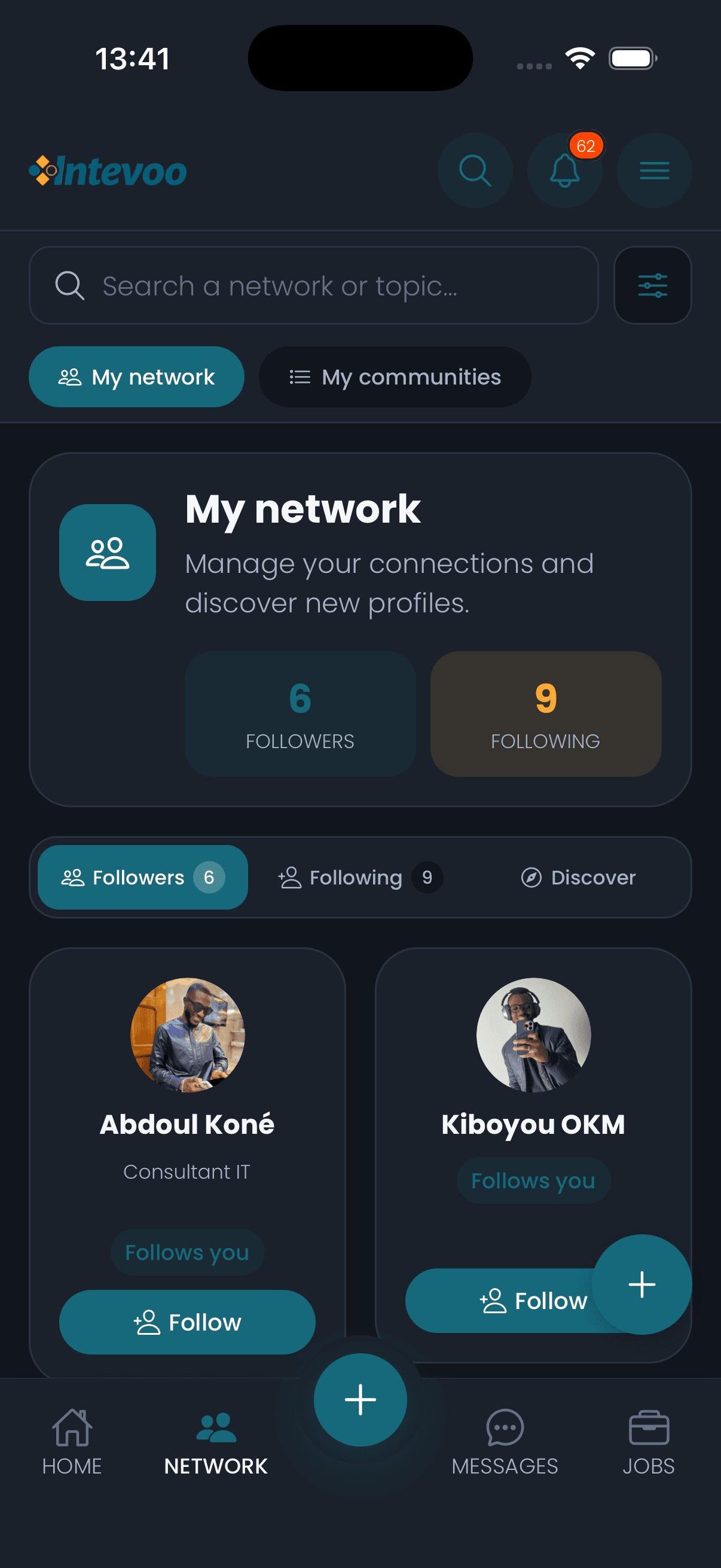 Intevoo on Android